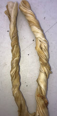 Roo Skin Twists - Large (200mm plus). Natural. Amazing Chewing. On SPECIAL