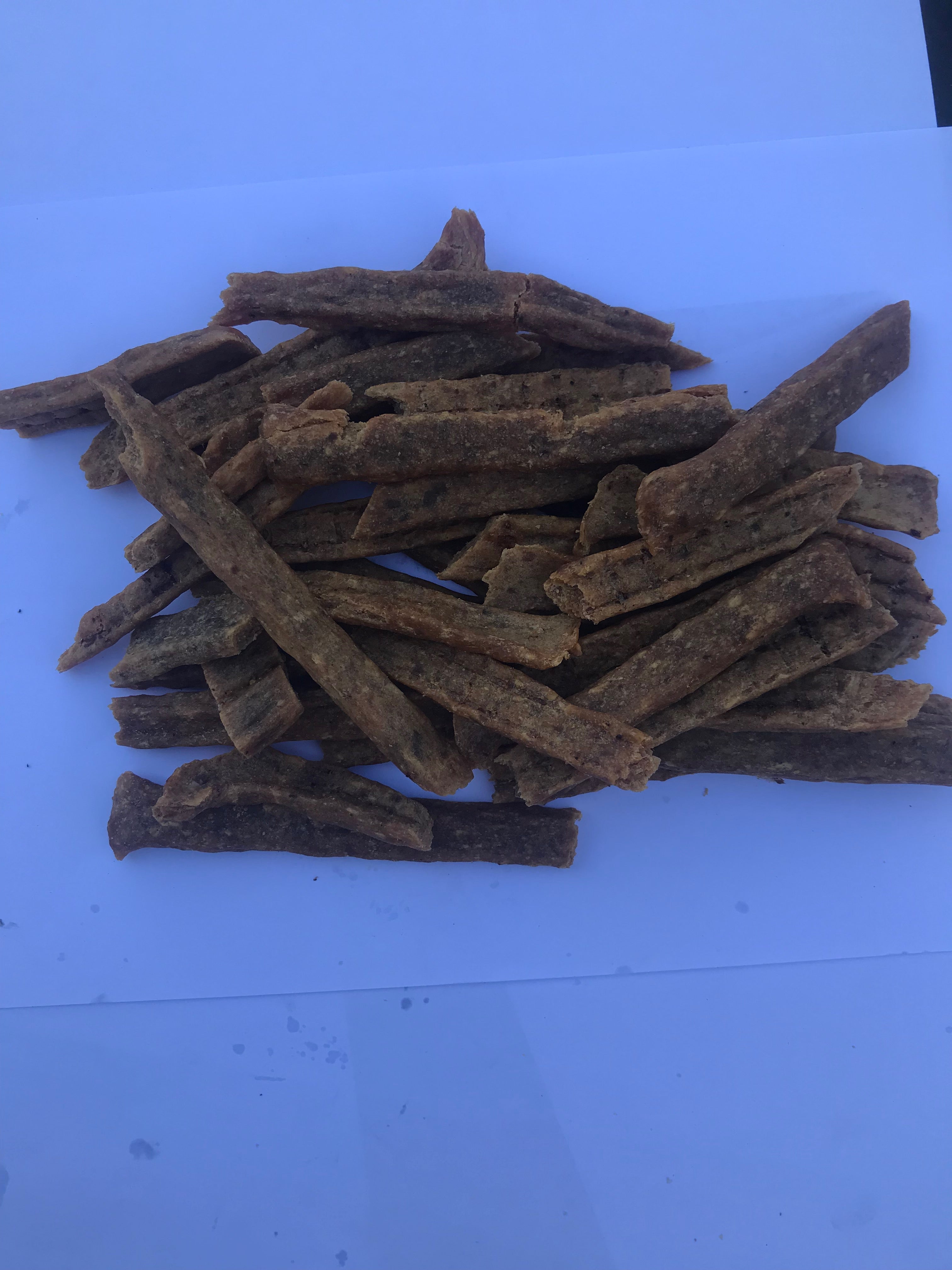 Chicken & Lamb Jerky Pieces. Australian